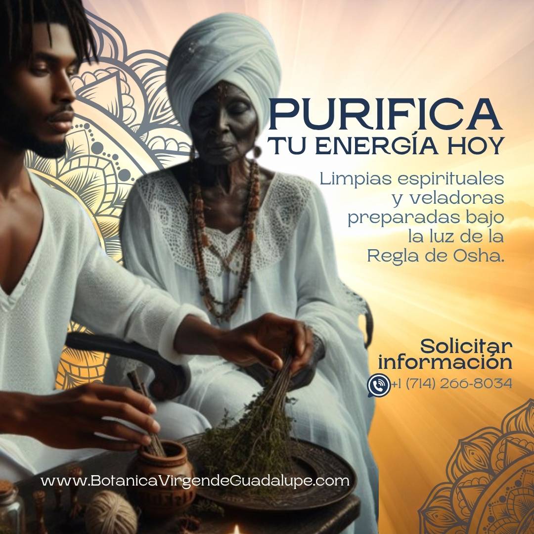 limpias espirituales regla de osha veladoras botanica virgen guadalupe