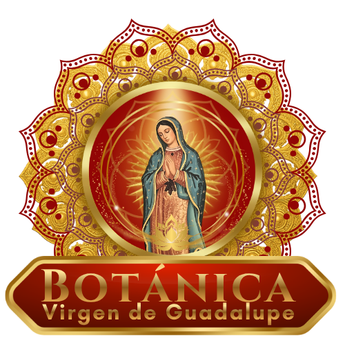Logotipo oficial de la Botánica Virgen de Guadalupe en Santa Ana, California - Expertos en Santería